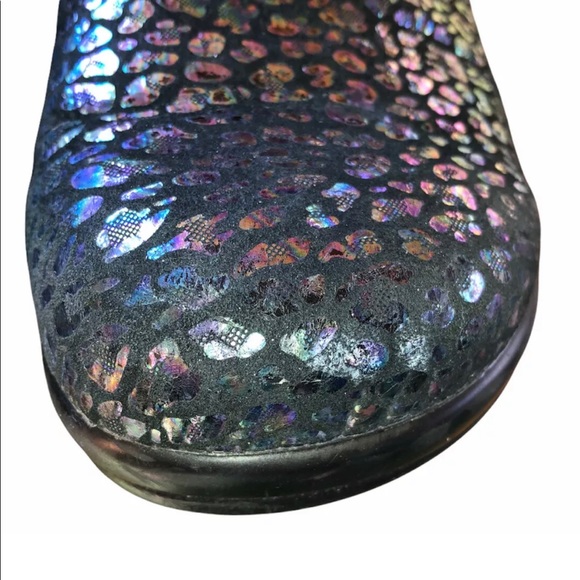 Alegria Keli Pro Jacinta Oil Iridescent Clog Shoes Women’s 39 - Picture 10 of 12